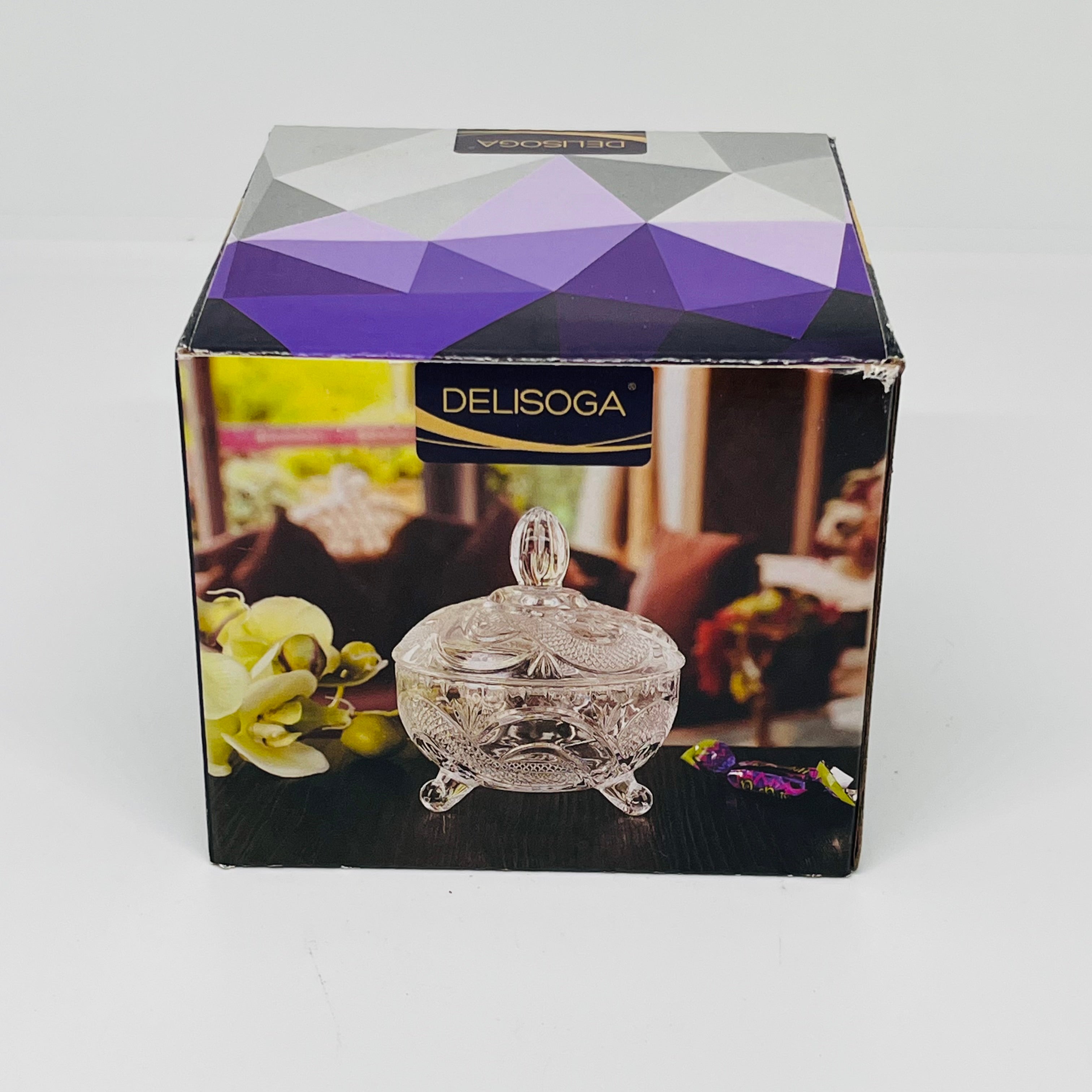 DELISOGA Dragon Series Candy Bowl w/ Lid DSTG2404
