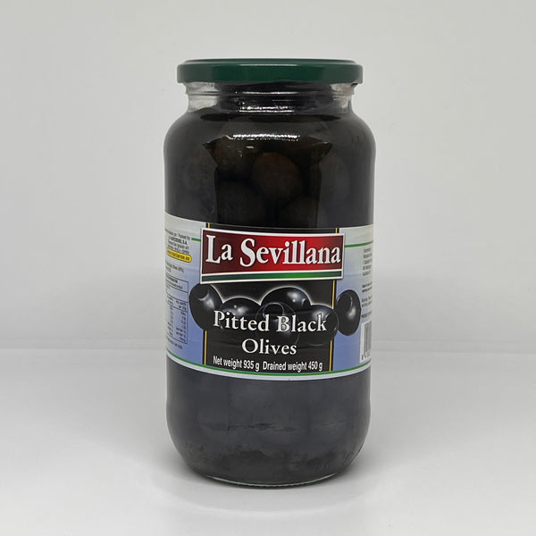 LASEVILLANA Pitted Black Olives 935g
