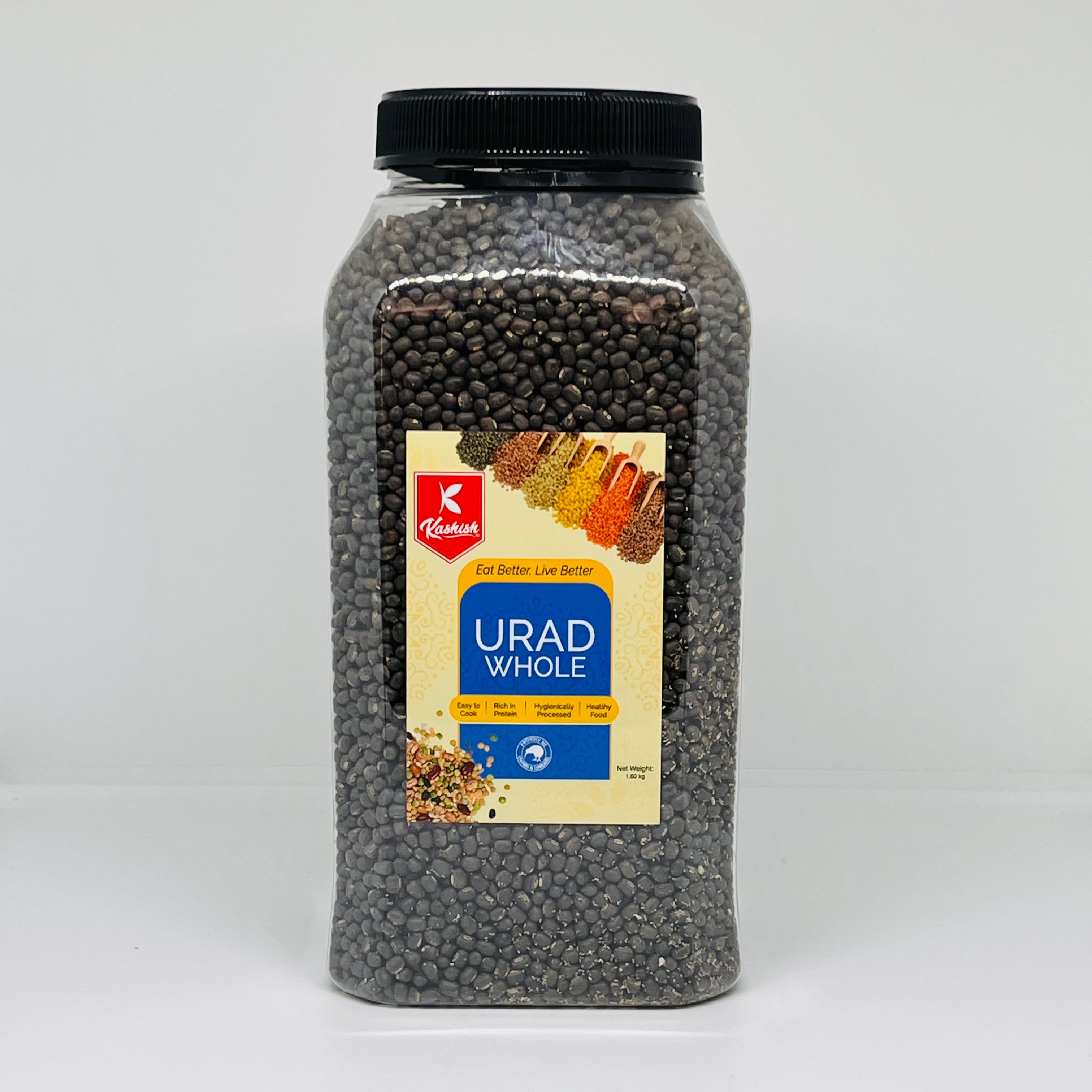 KASHISH Urad Whole 1.8kg