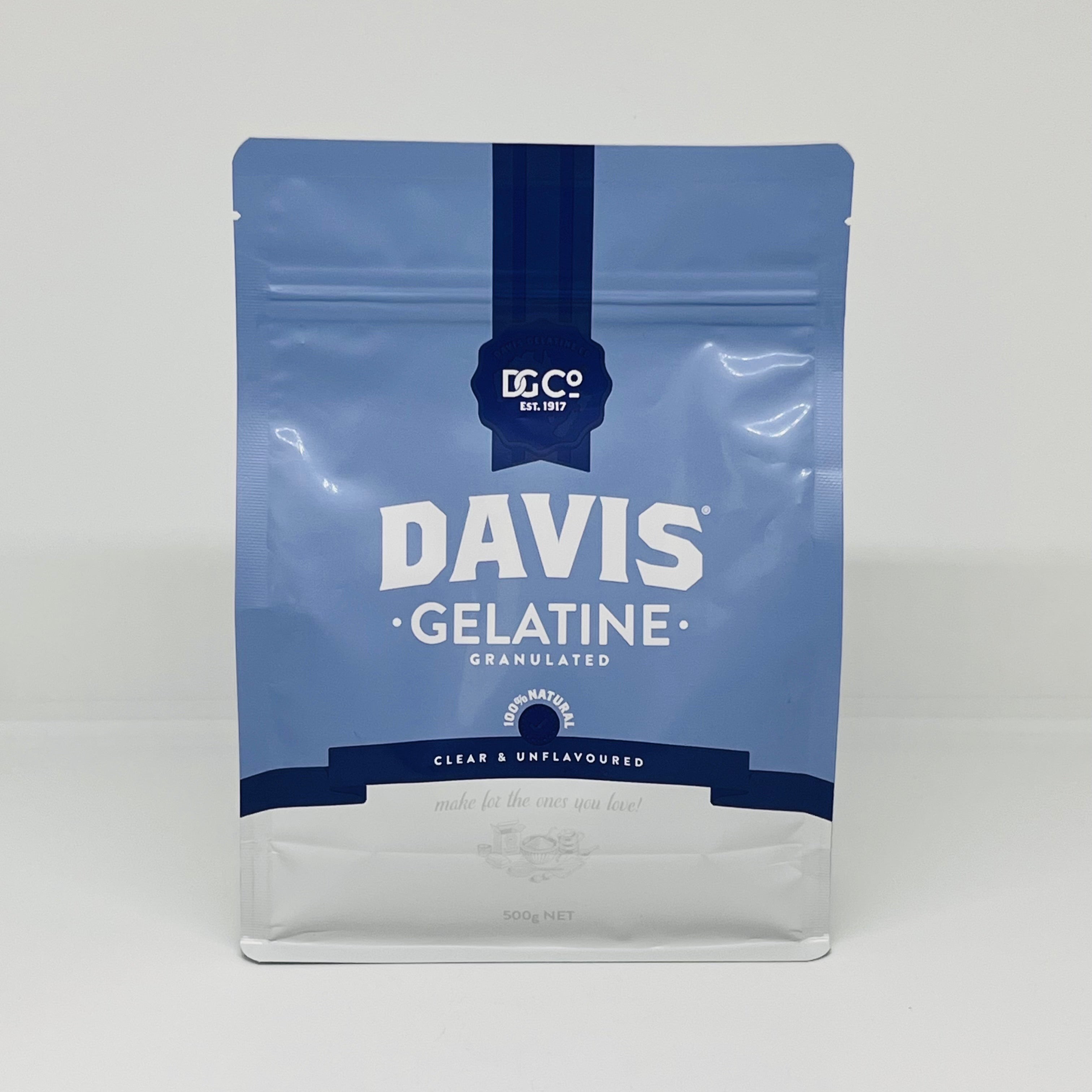 DAVIS Gelatine Granulated Halal 500g