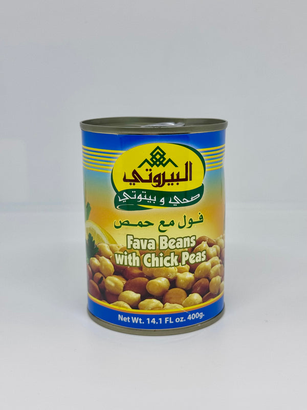 ALBAYROUTY Fava Beans Foul w/ Chickpeas 400g