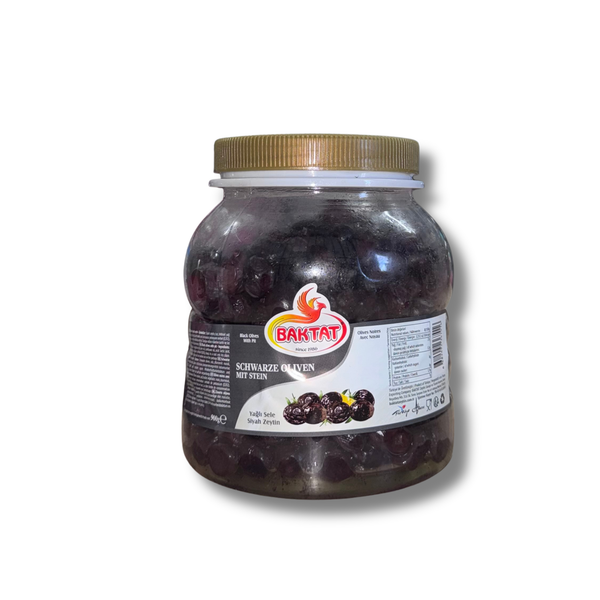 BAKTAT Black Olives w/ Pit 900g
