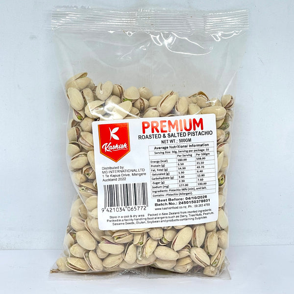 KASHISH Roasted & Salted Pistachio 500g