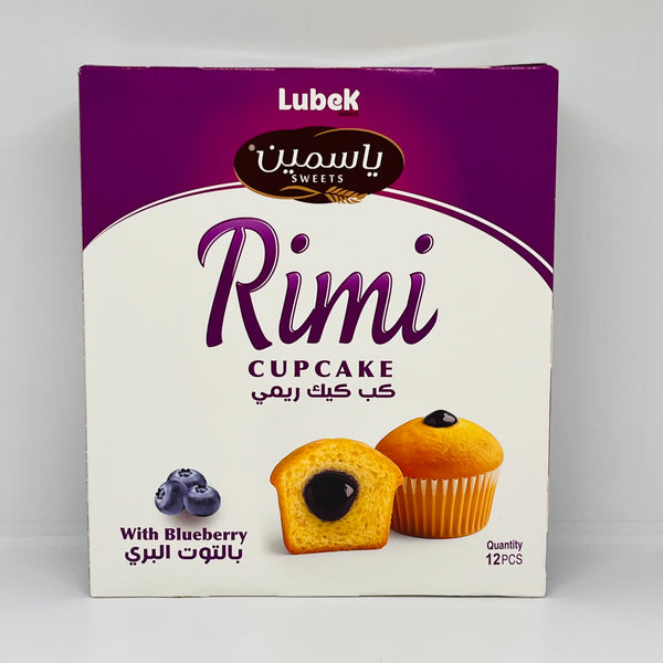 LUBEK BAKERY Rimi Blueberry Cupcake 12pcs