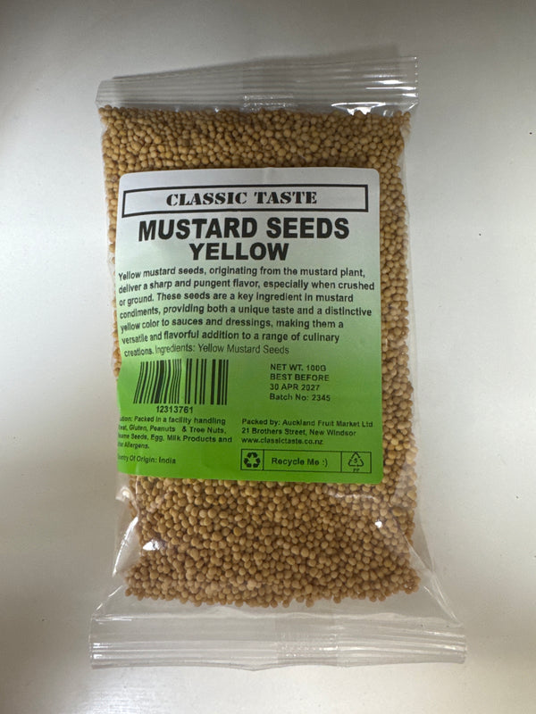 CLASSIC TASTE Mustard Seeds Yellow 100g