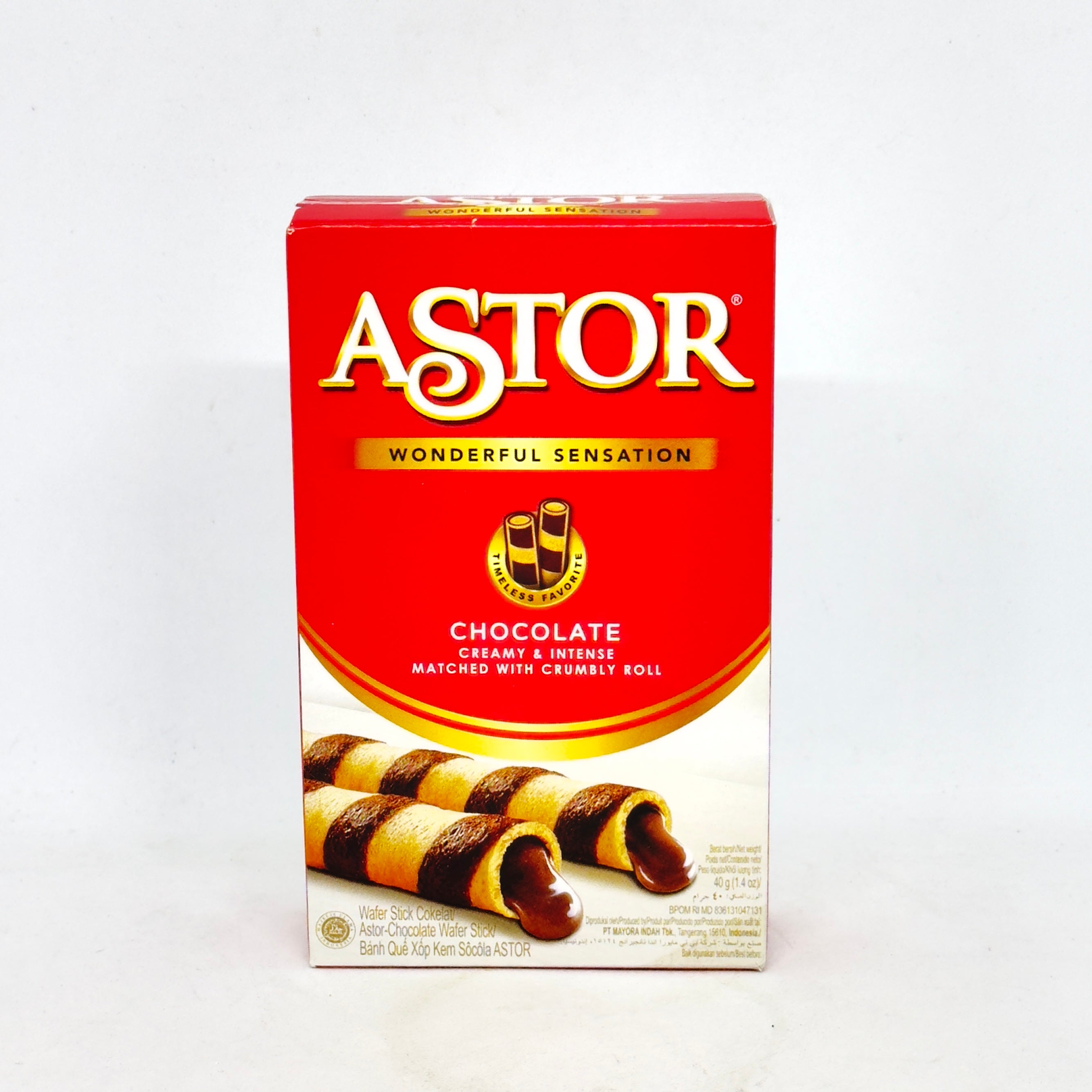 ASTOR Double Chocolate Wafer Sticks 40g