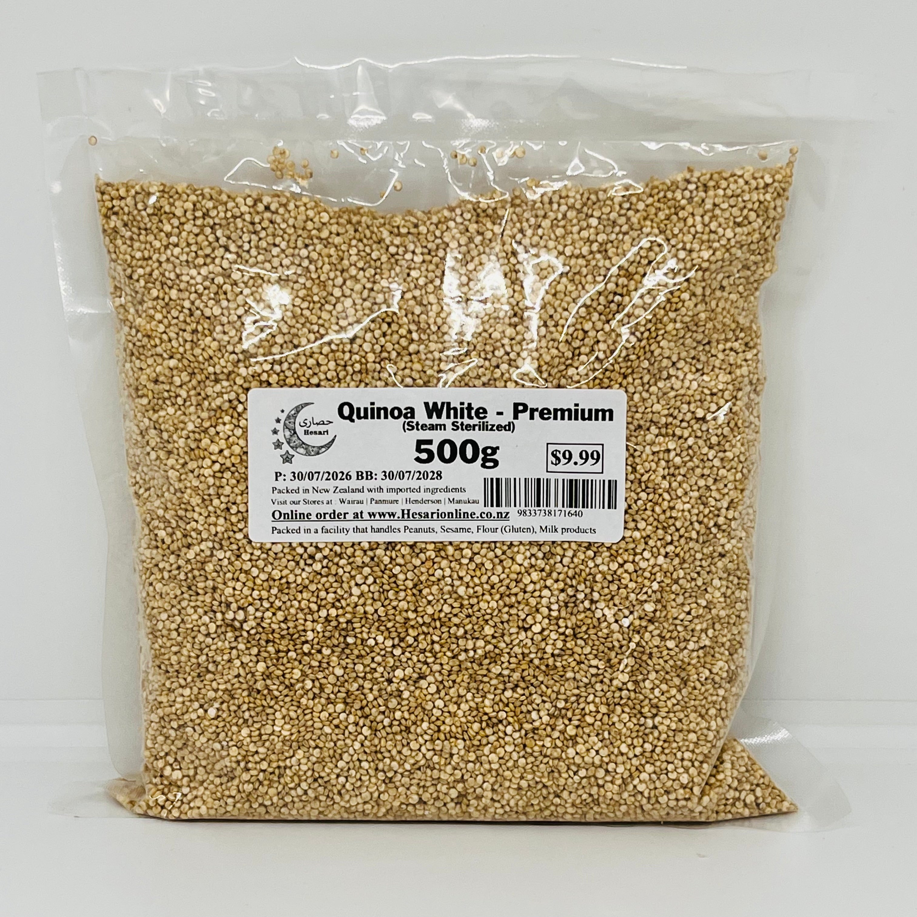 HESARI Premium Quinoa White Steam Sterilized 500g