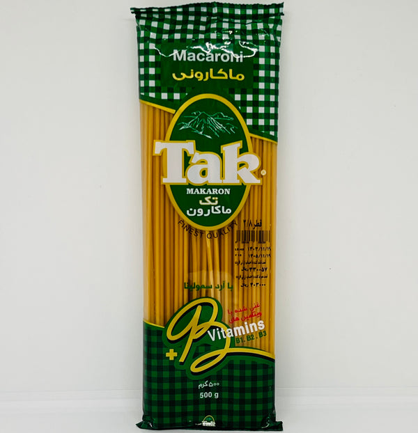 TAK MAKARON Macaroni 2.8mm Pasta 500g