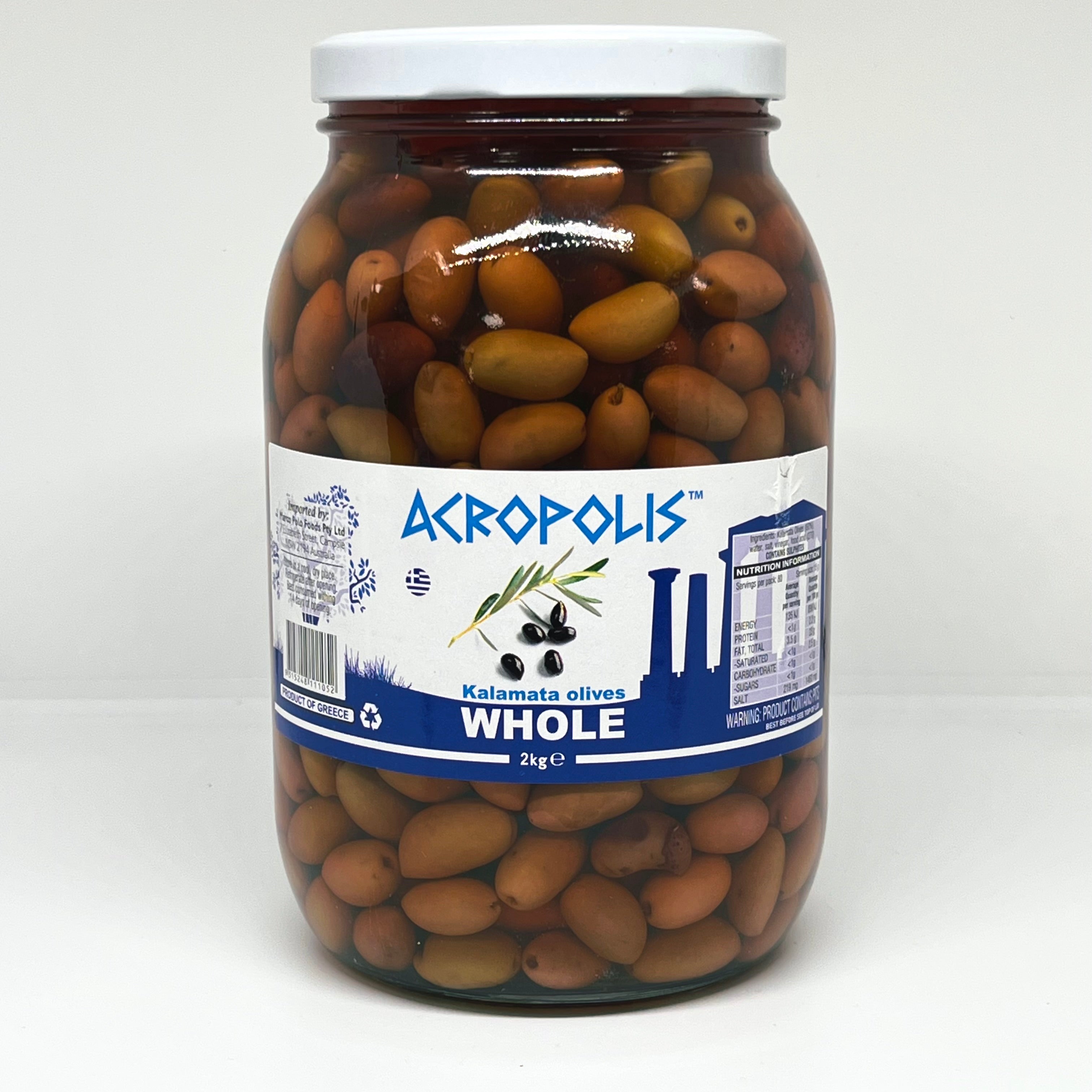 ACROPOLIS Kalamata Olives Whole 2kg