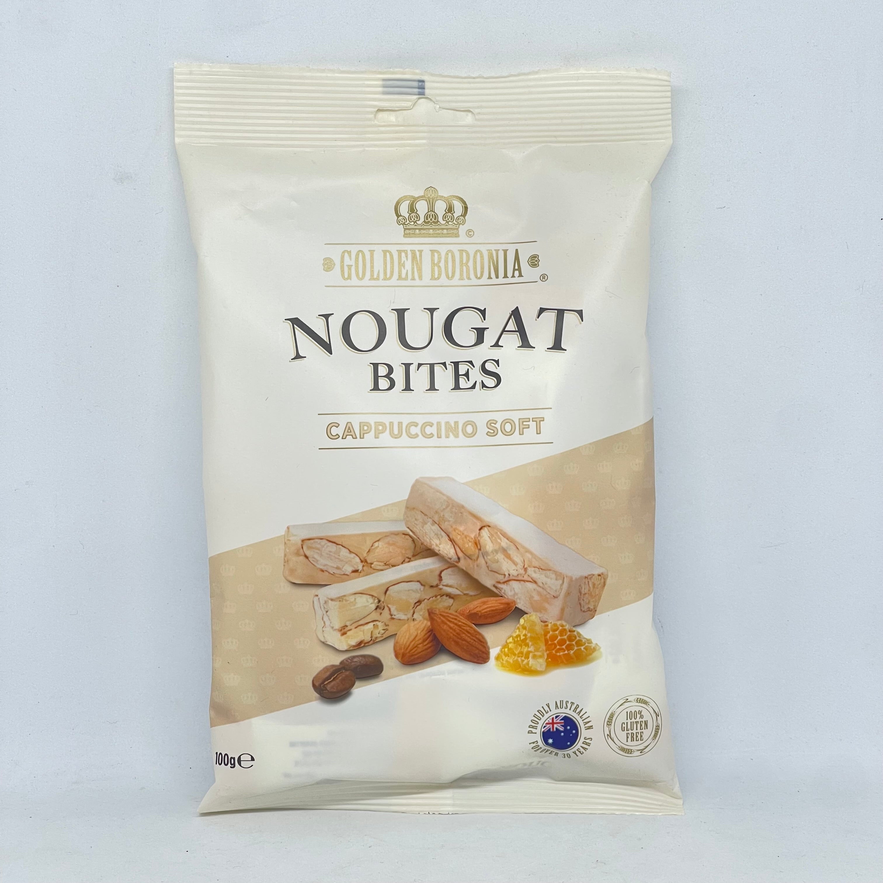 GOLDEN BORONIA Nougat Bites Capuccino Soft 100g