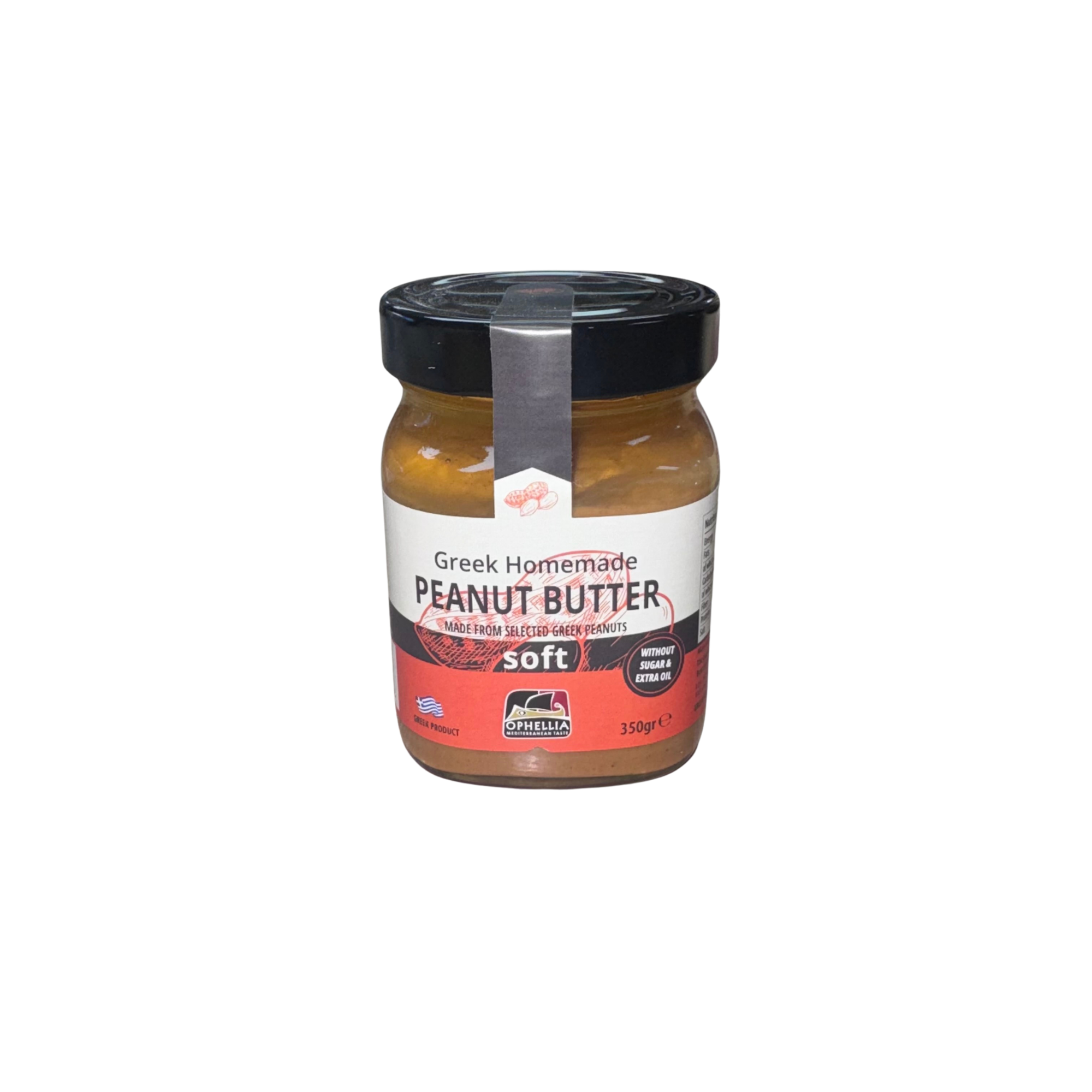 OPHELLIA Greek Homemade Peanut Butter Smooth 350g