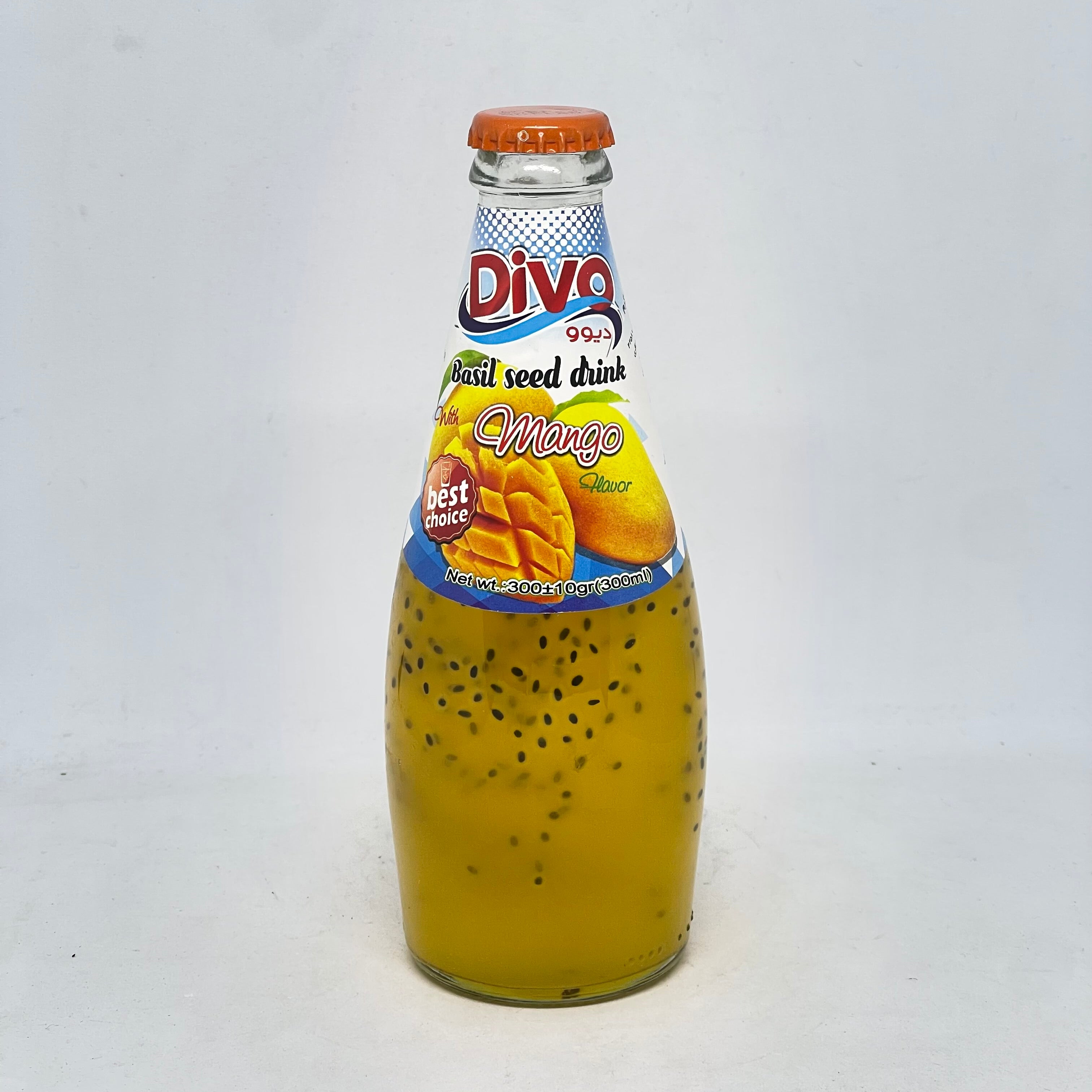 DIVO Mango Drink w/ Basil Seeds 300mL