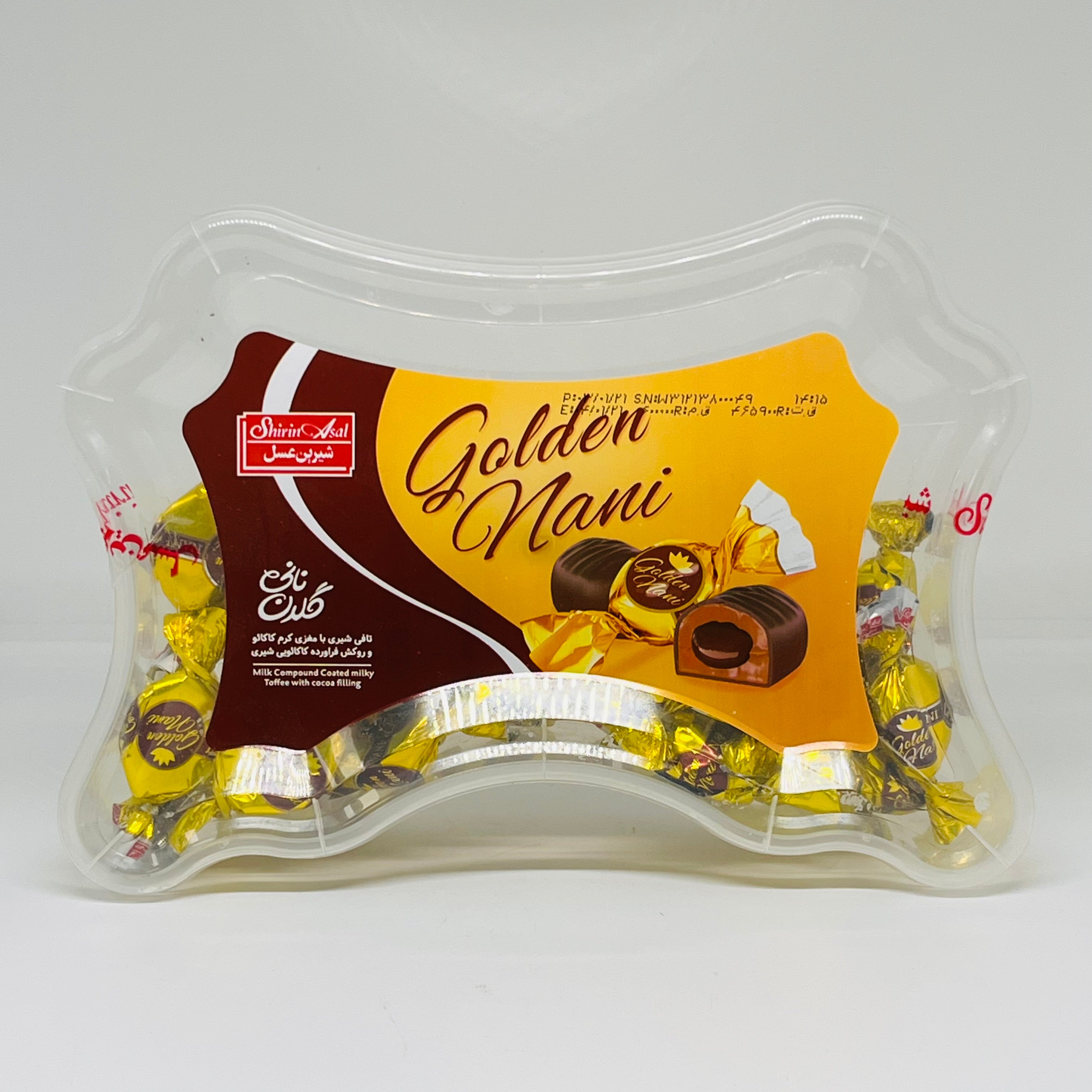 SHIRIN ASAL Milk Compound Milky Toffee w/ Cocoa Filling 300g