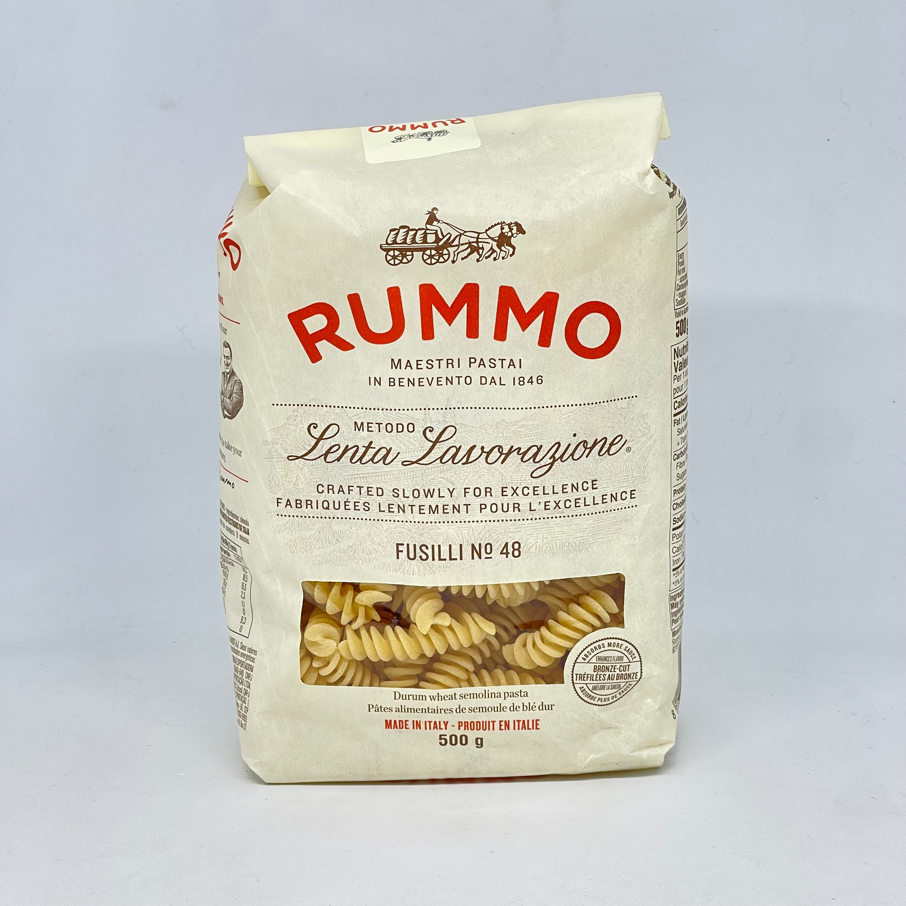 RUMMO Fusilli Pasta 500g