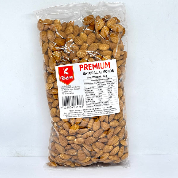 KASHISH Natural Almonds 1kg