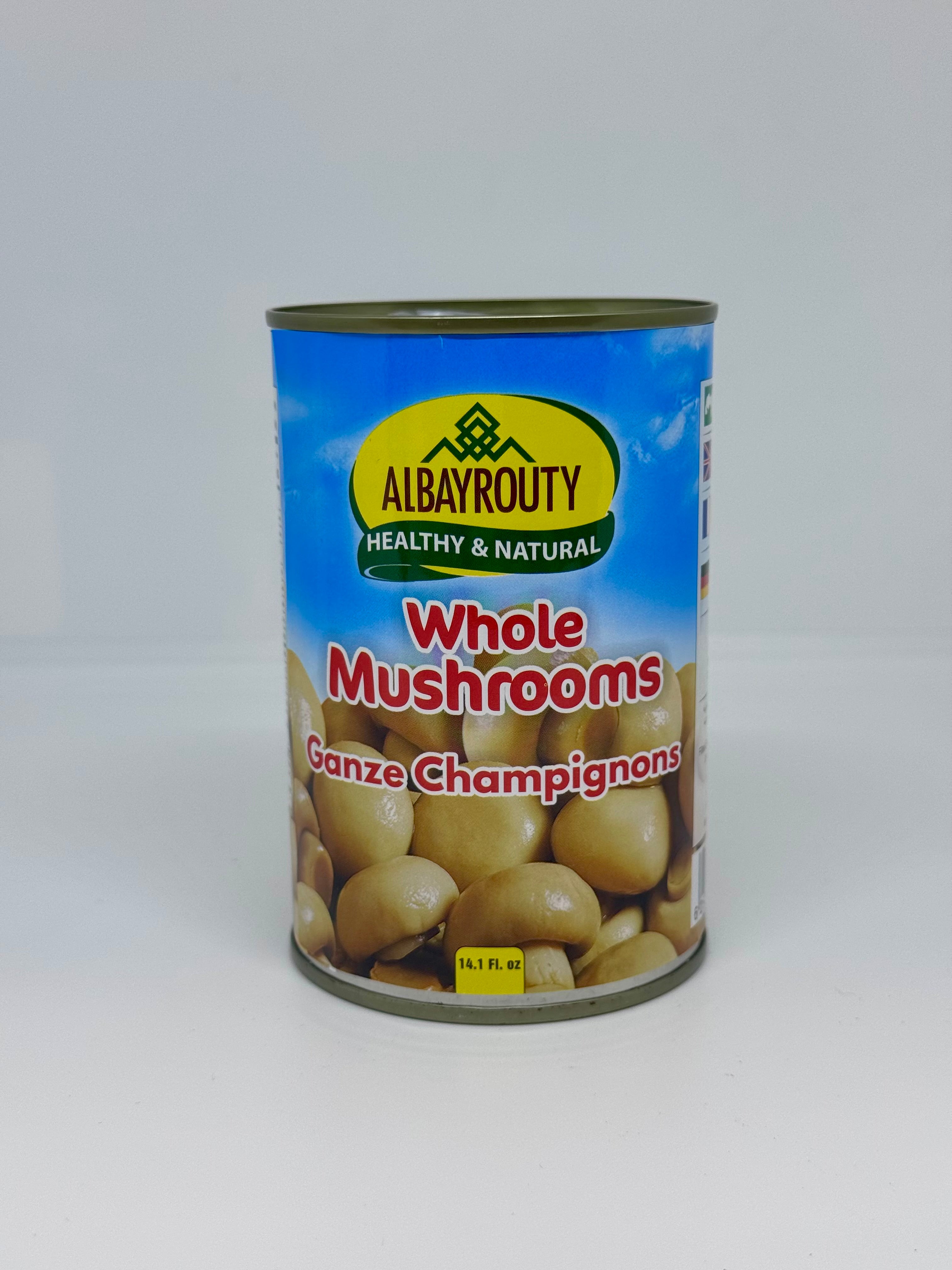 ALBAYROUTY Canned Whole Mushrooms 400g