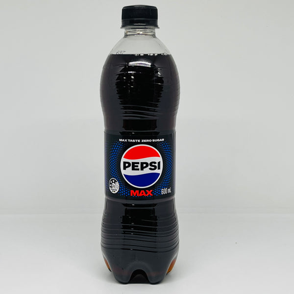 PEPSI Max Cola Drink Bottle 600mL