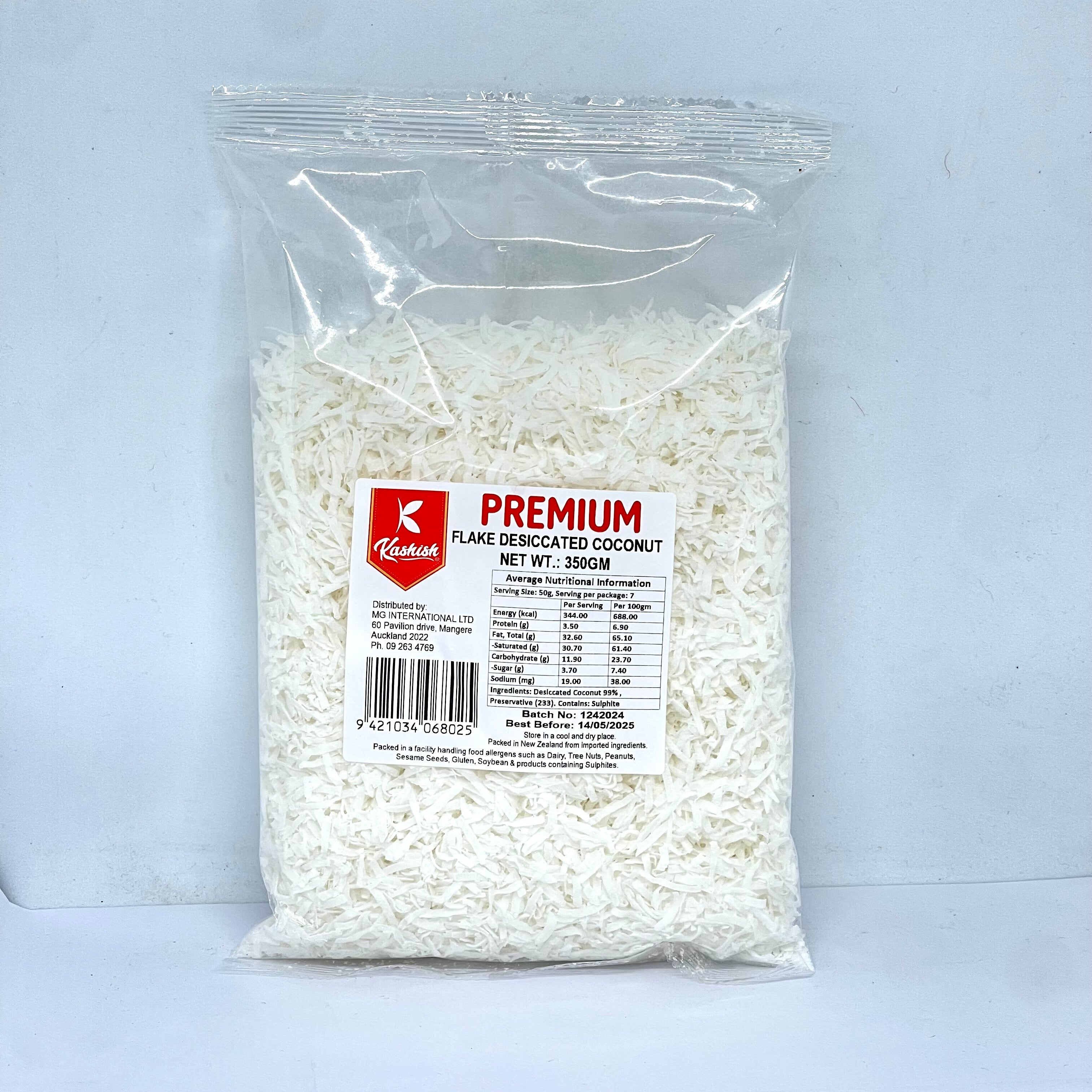 KASHISH Flake Desiccated Coconut 350g
