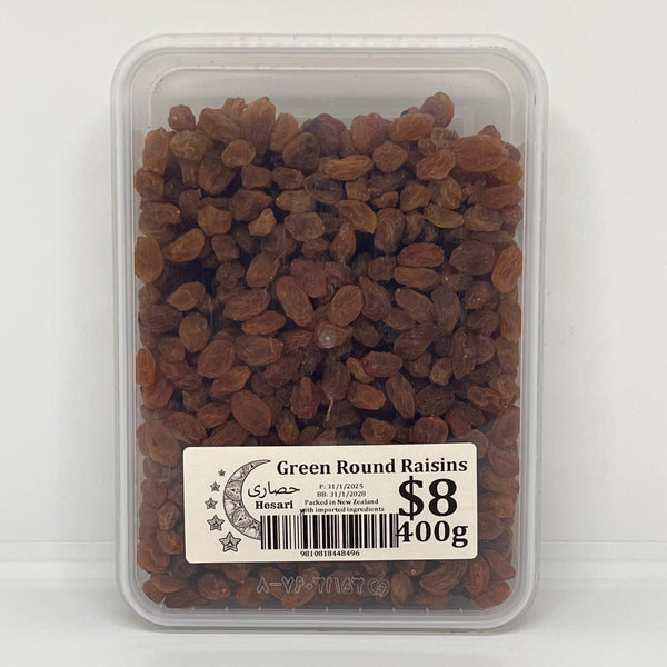 HESARI AFG Green Round Raisins 400g