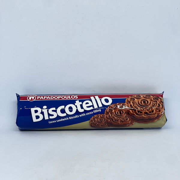 PAPADOPOULOS Biscotello Cocoa Sandwich w/ Cocoa Biscuits 200g