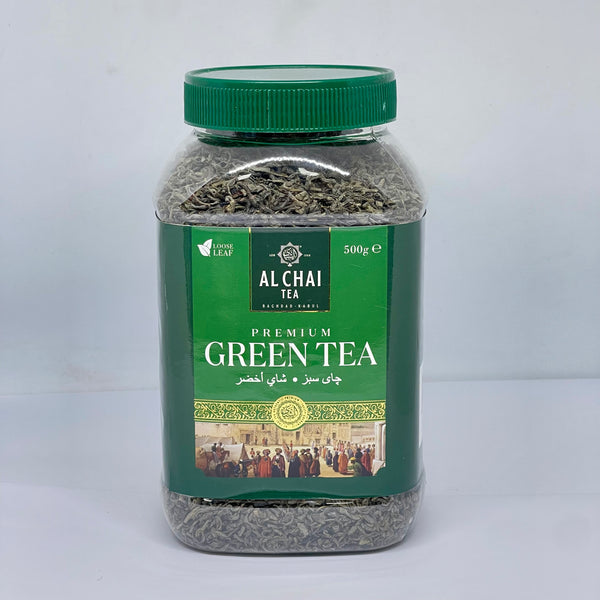 ALCHAI Premium Loose Green Tea Leaves Bottle 500g