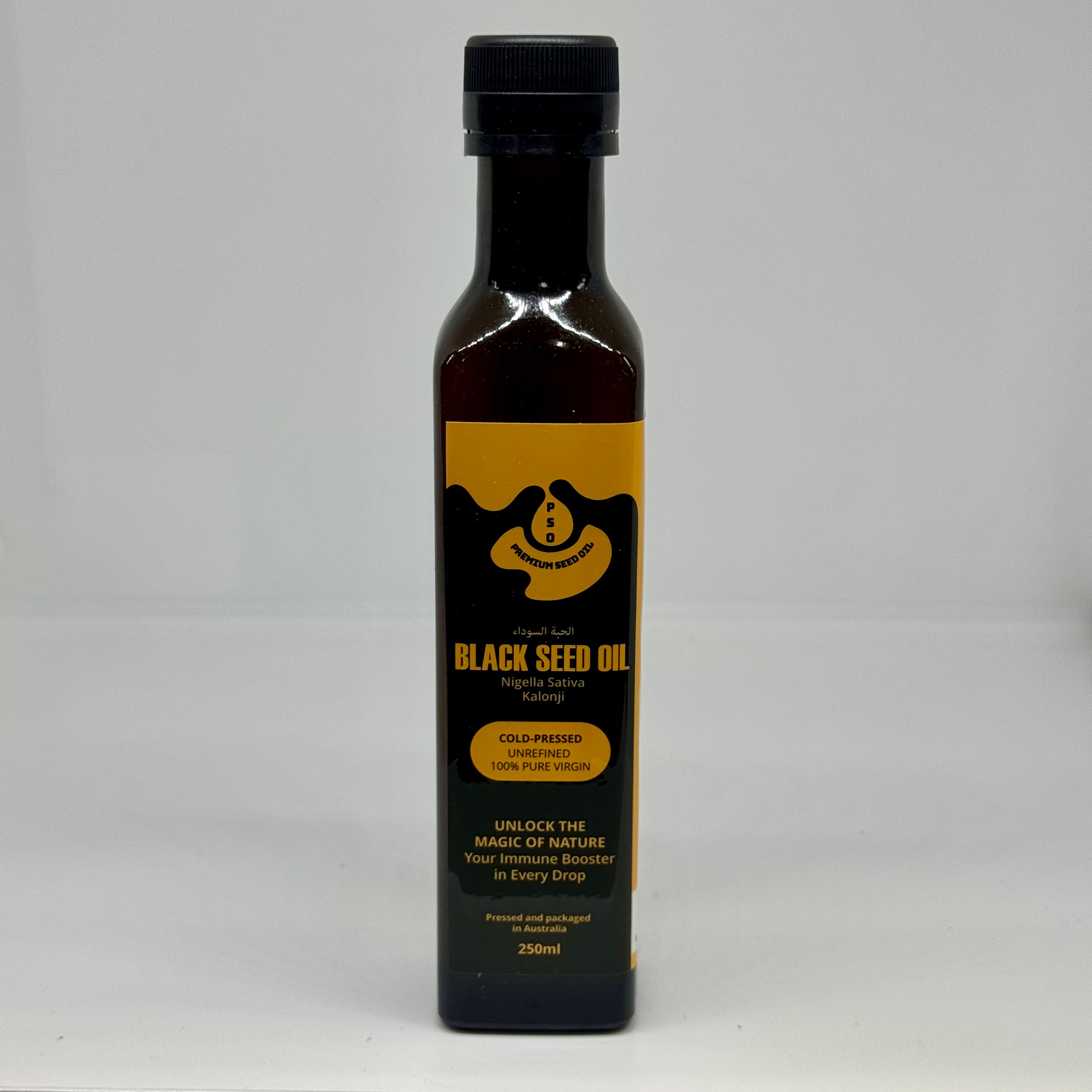 PSO Premium Black Seed Oil Cold-Pressed 100% Pure Virgin 250ml