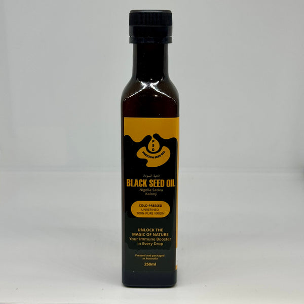 PSO Premium Black Seed Oil Cold-Pressed 100% Pure Virgin 250ml