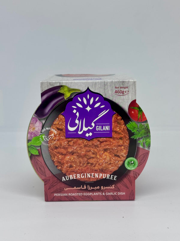 GILANI Canned Roasted Eggplant & Garlic Dish - Mirza Ghasemi - 460g