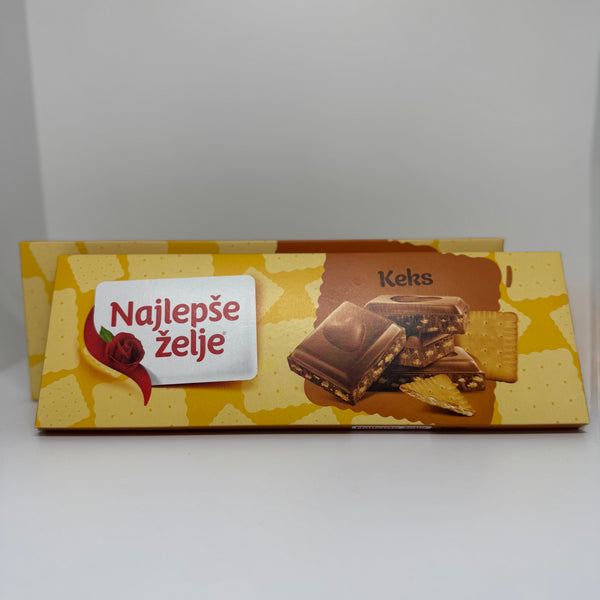 STARK Najlepse Zelje Milk Chocolate w/ Crumbled Keks Original 250g