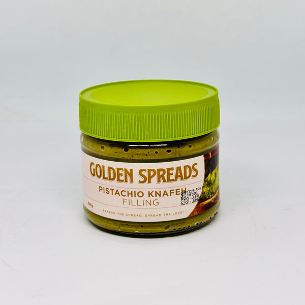 GOLDEN SPREADS Spreadable Pistachio Cream w/ Knafeh 300g