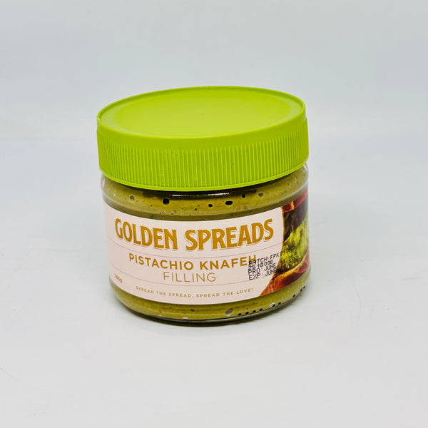 GOLDEN SPREADS Spreadable Pistachio Cream w/ Knafeh 300g