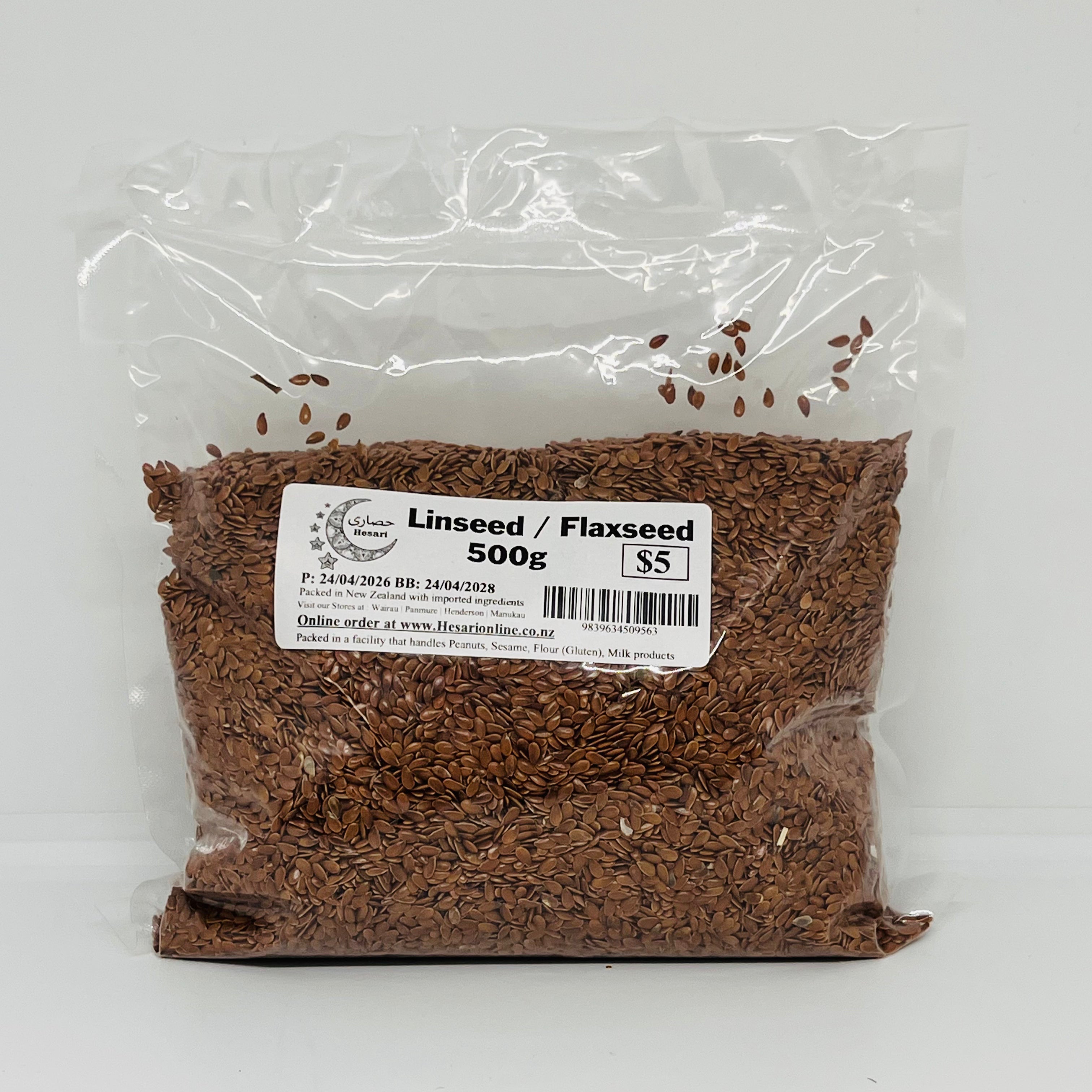 HESARI Whole Linseed / Flaxseed 500g