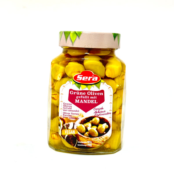 SERA Green Olives w/ Almond 720mL