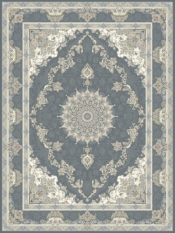 Maral Dim Gray Traditional Area Rug