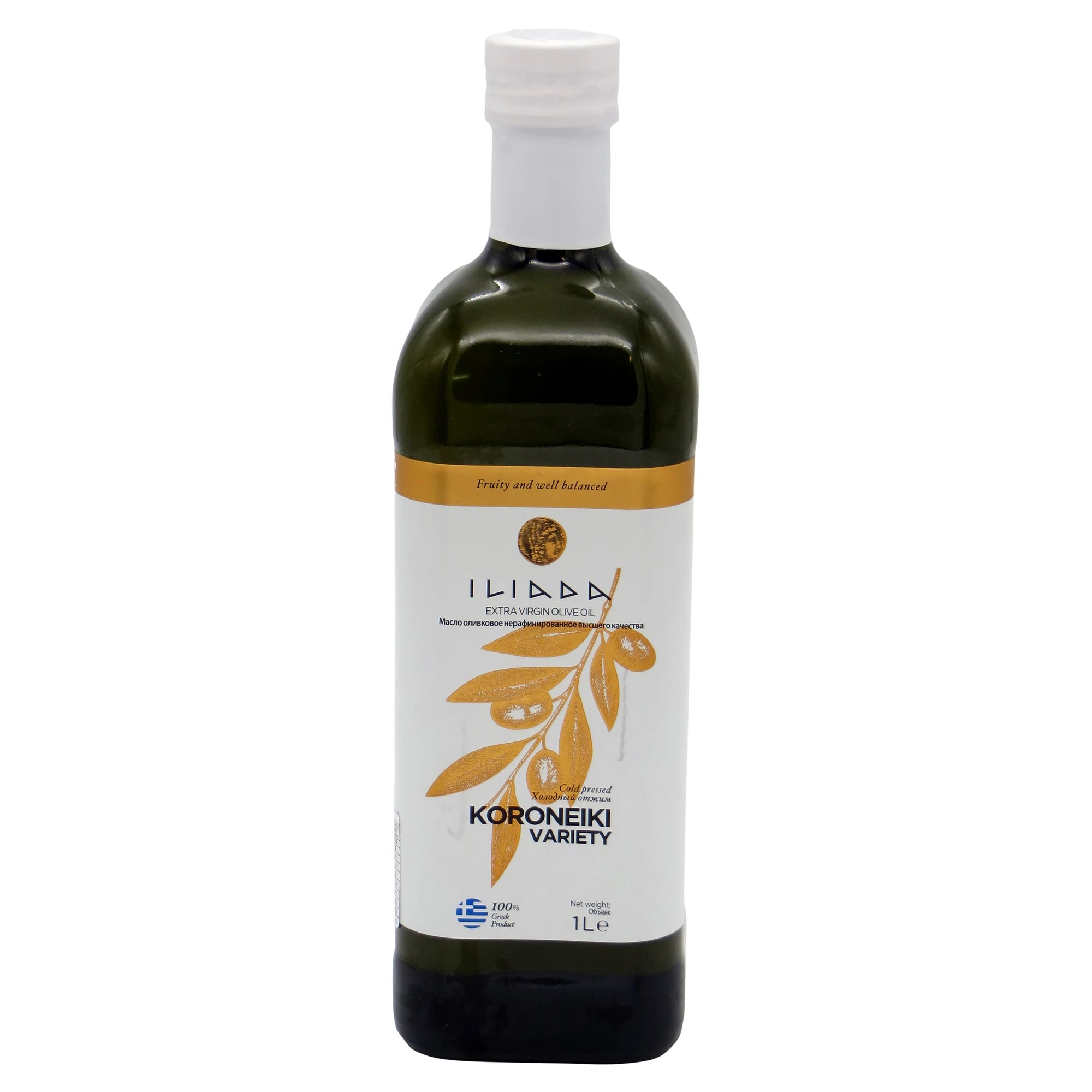 ILIADA Koroneiki Extra Virgin Olive Oil 1000mL