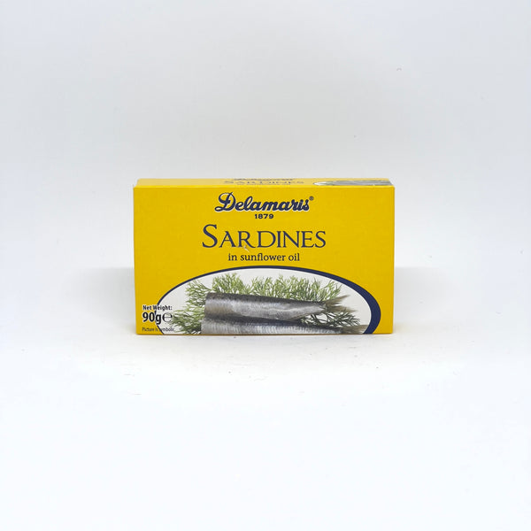 DELAMARIS Sardines in Sunflower Oil 90g