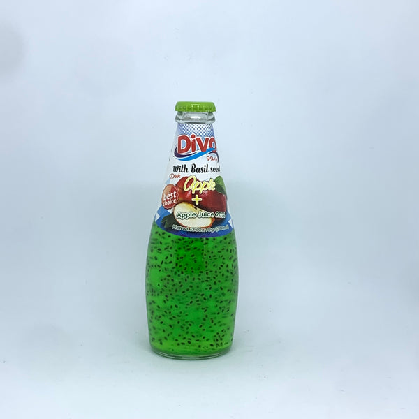 DIVO Apple Drink w/ Basil Seeds 300mL
