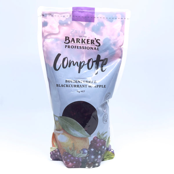 BARKERS Boysenberry Blackcurrant Apple Compote 1kg