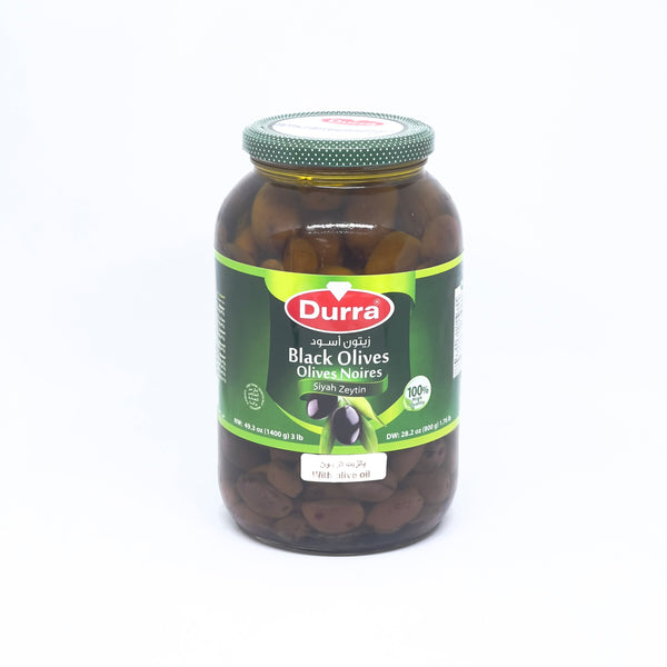 DURRA Black Olives in Olive Oil 1.4kg