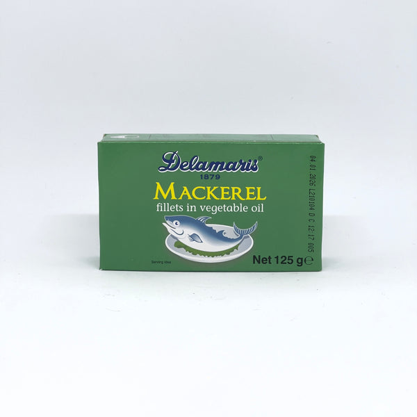 DELAMARIS Mackerel Fillets in Oil 125g