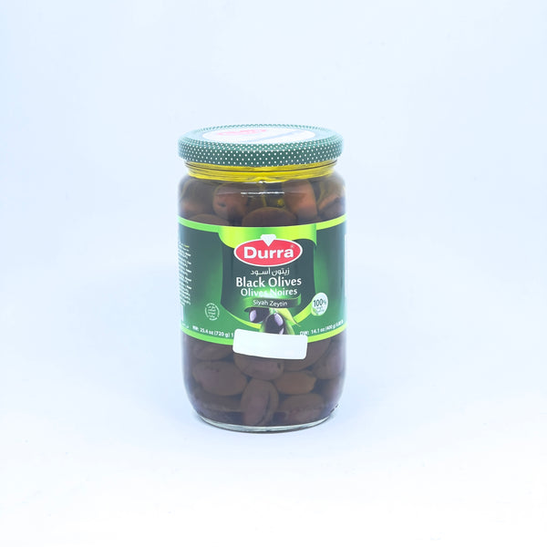 DURRA Black Olives w/ Olive Oil 720g