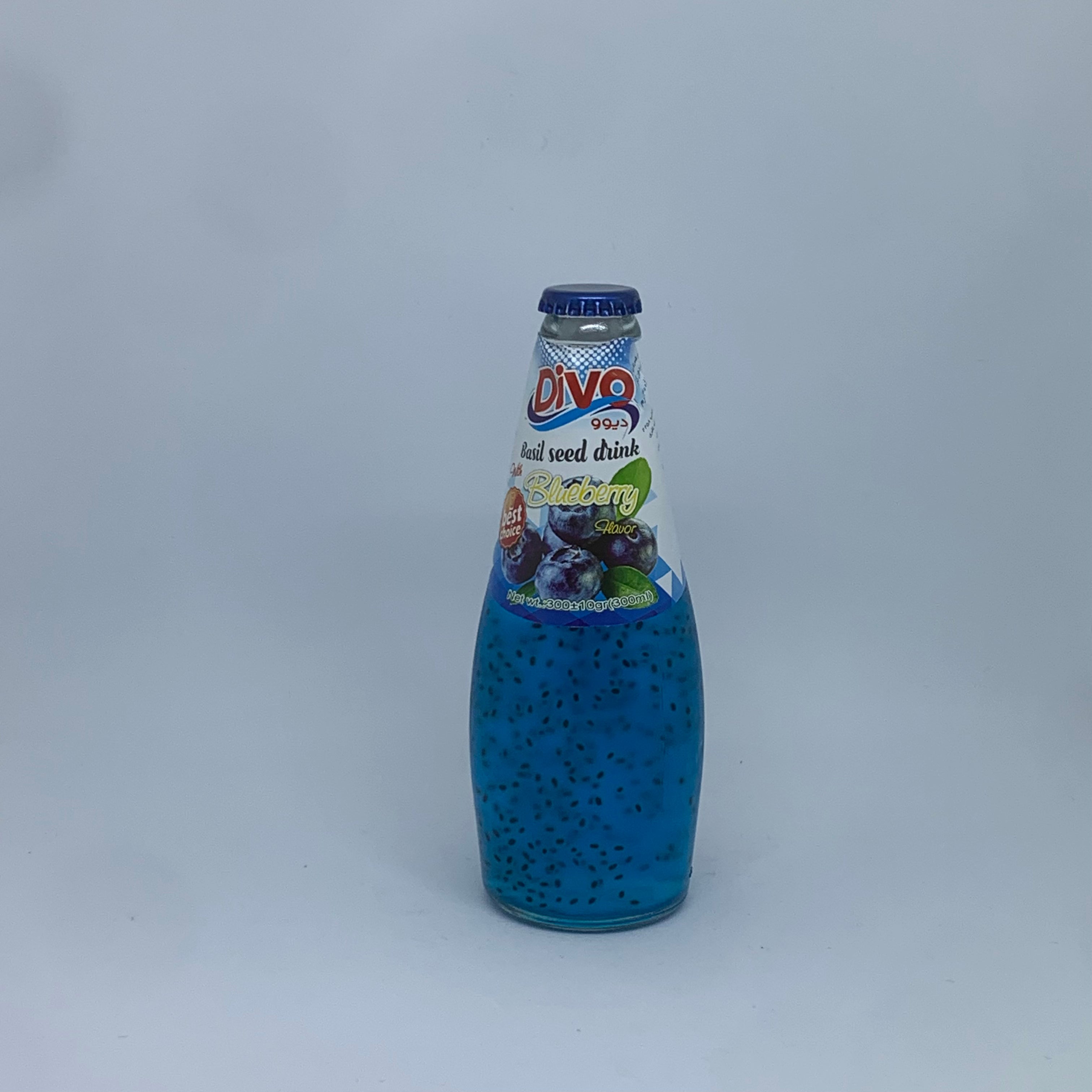 DIVO Blueberry Drink w/ Basil Seed 300mL