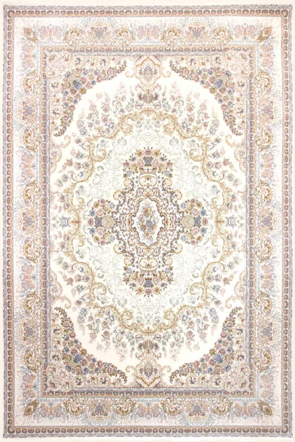 Tusca Cream Traditional Area Rug