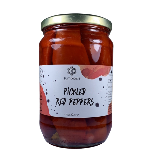 SYMBIOSIS Pickled Red Peppers 680g