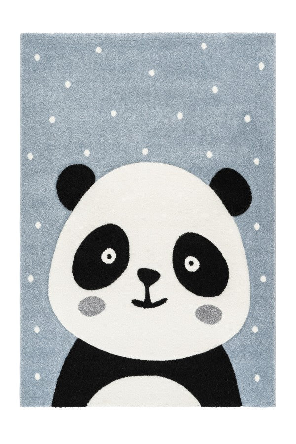 Blue Panda Rug Panda Blue Kids Rug