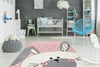 Amigo 324 Pink Rabbit Kids Rug - Lalee Designer Rugs