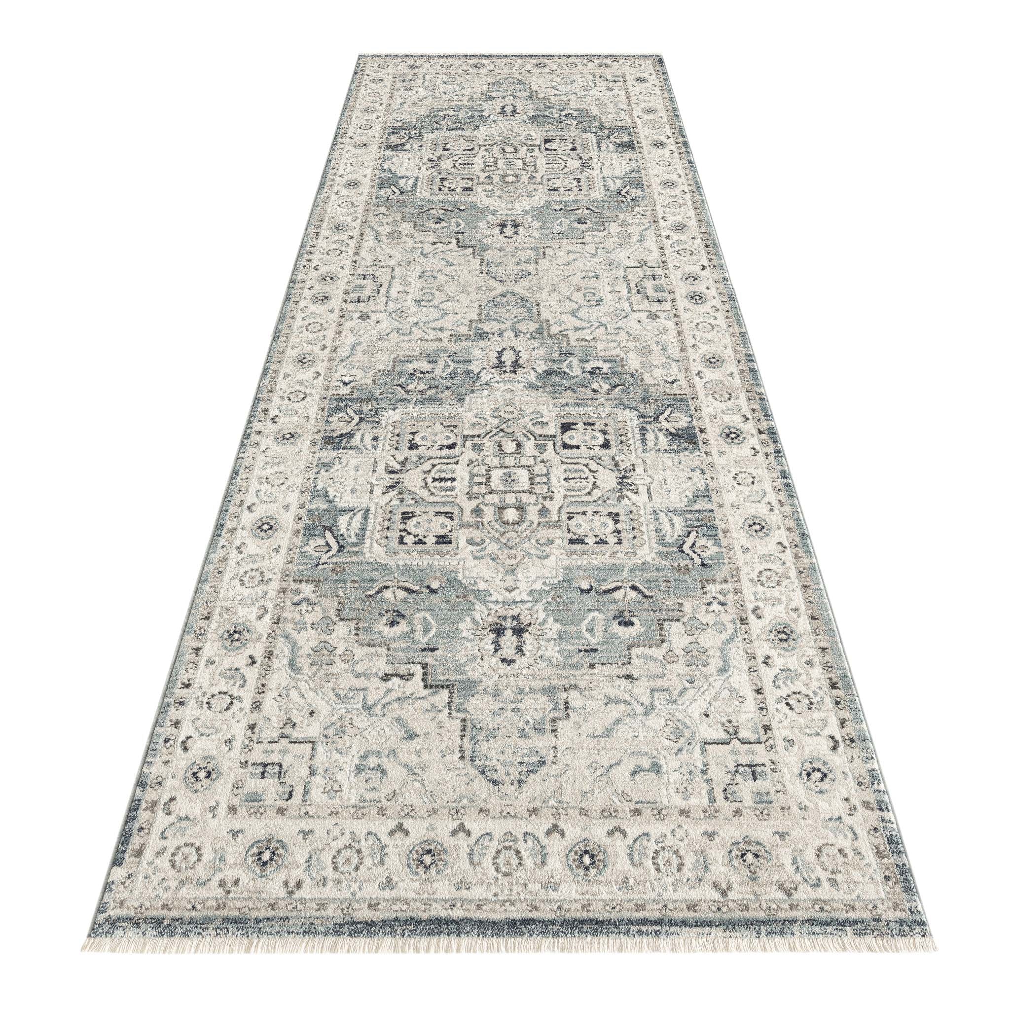 Athena 2201 Lt Blue Hallway Runner