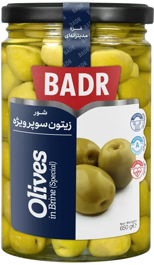 BADR Pickled Super Special Olives 630g