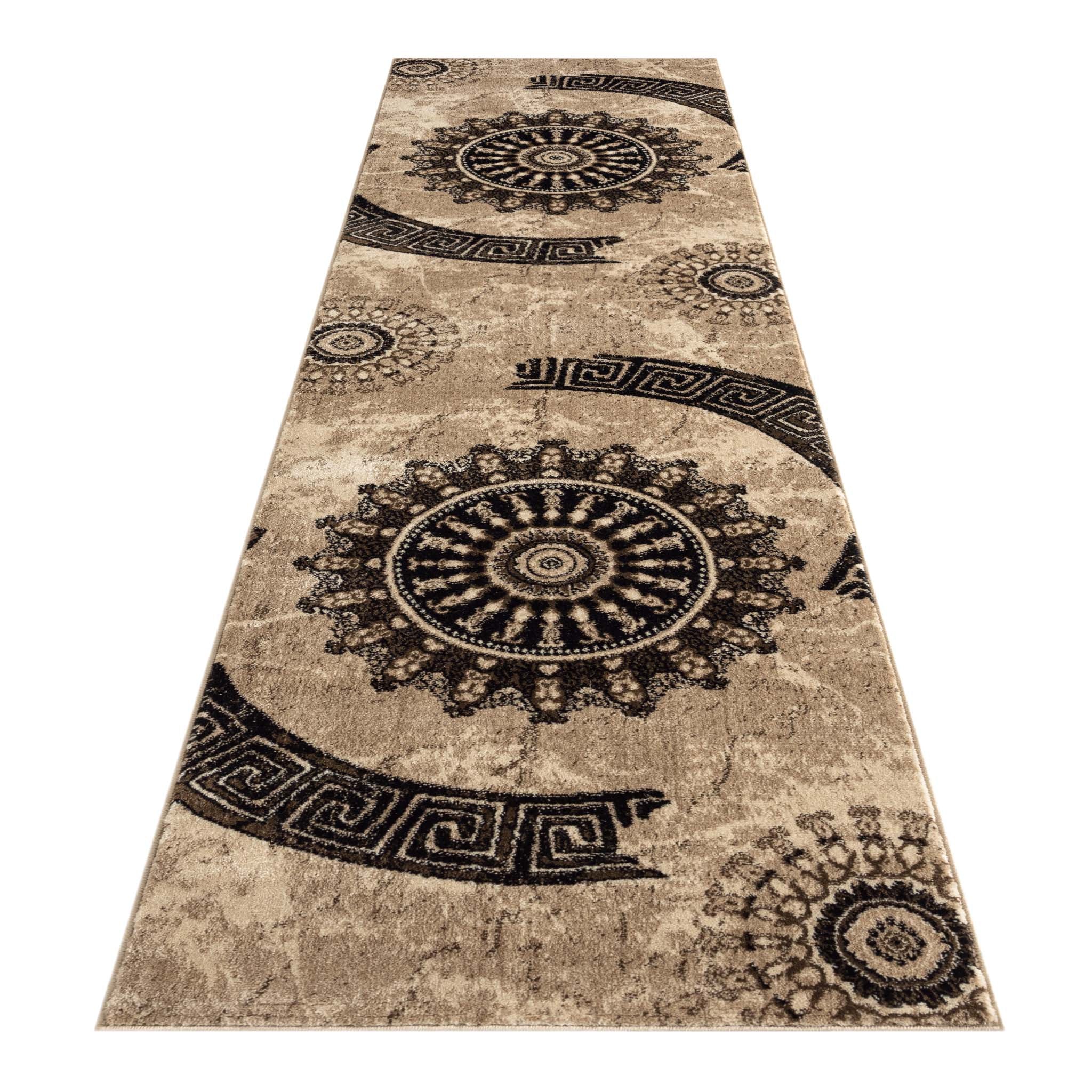 Celestial 6447 Brown Hallway Runner