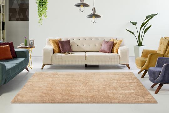 Cloud 500 Sand Shaggy Rug - Lalee Designer Rugs